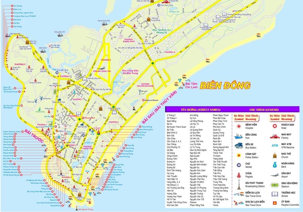 Mapa de la ciutat de ho chi minh city port
