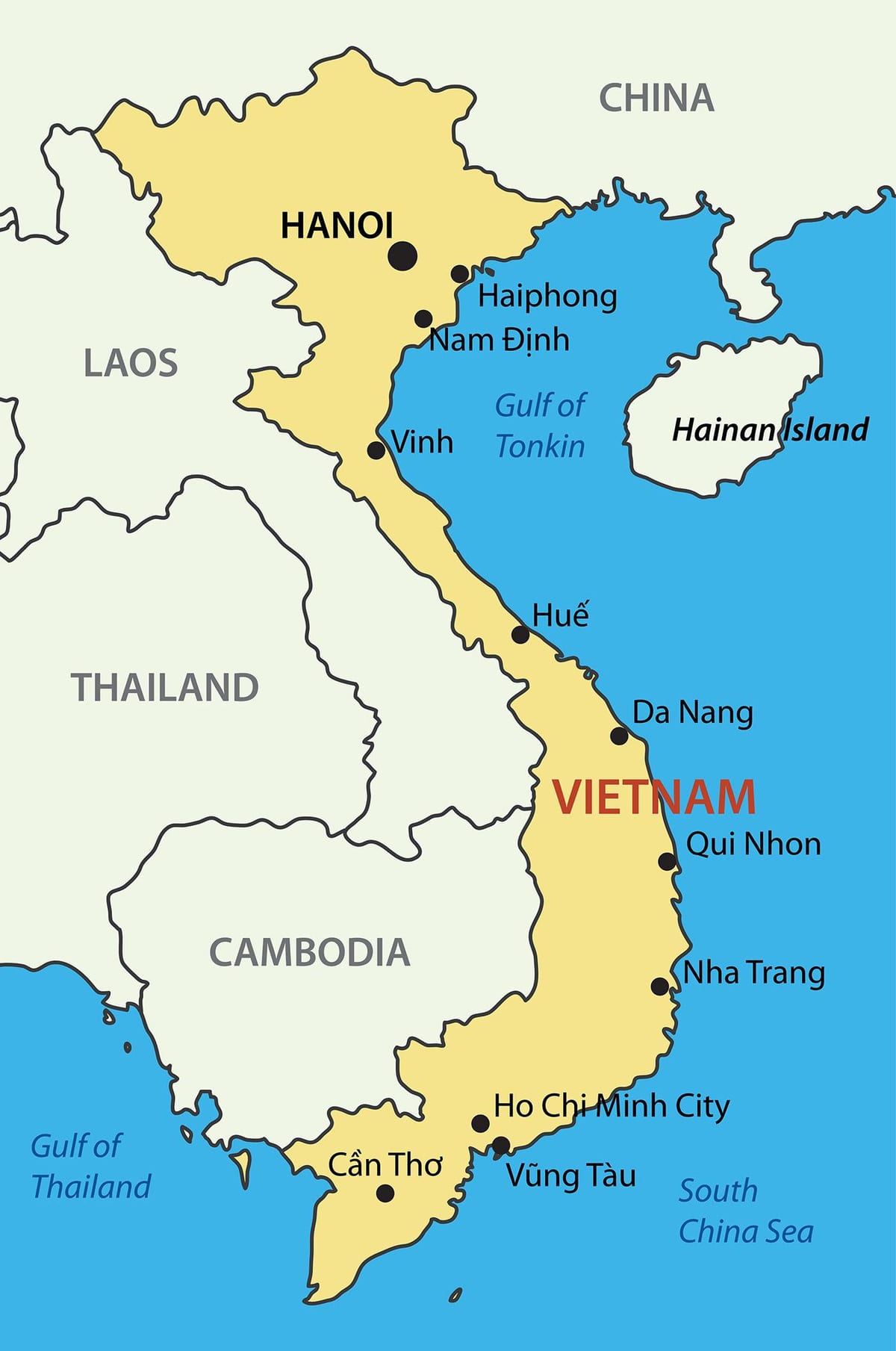 Mapa de saigon vietnam