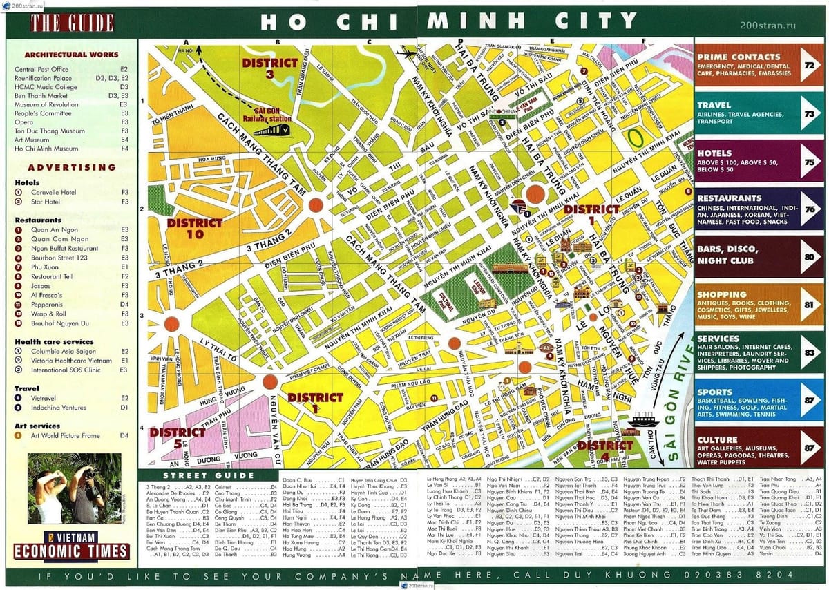 mapa de la ciutat de ho chi minh vietnam