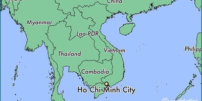 Mapa de la ciutat de ho chi minh city món